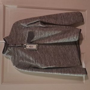 Properly Tied fleece pullover, boys size 5, Grey, NWT